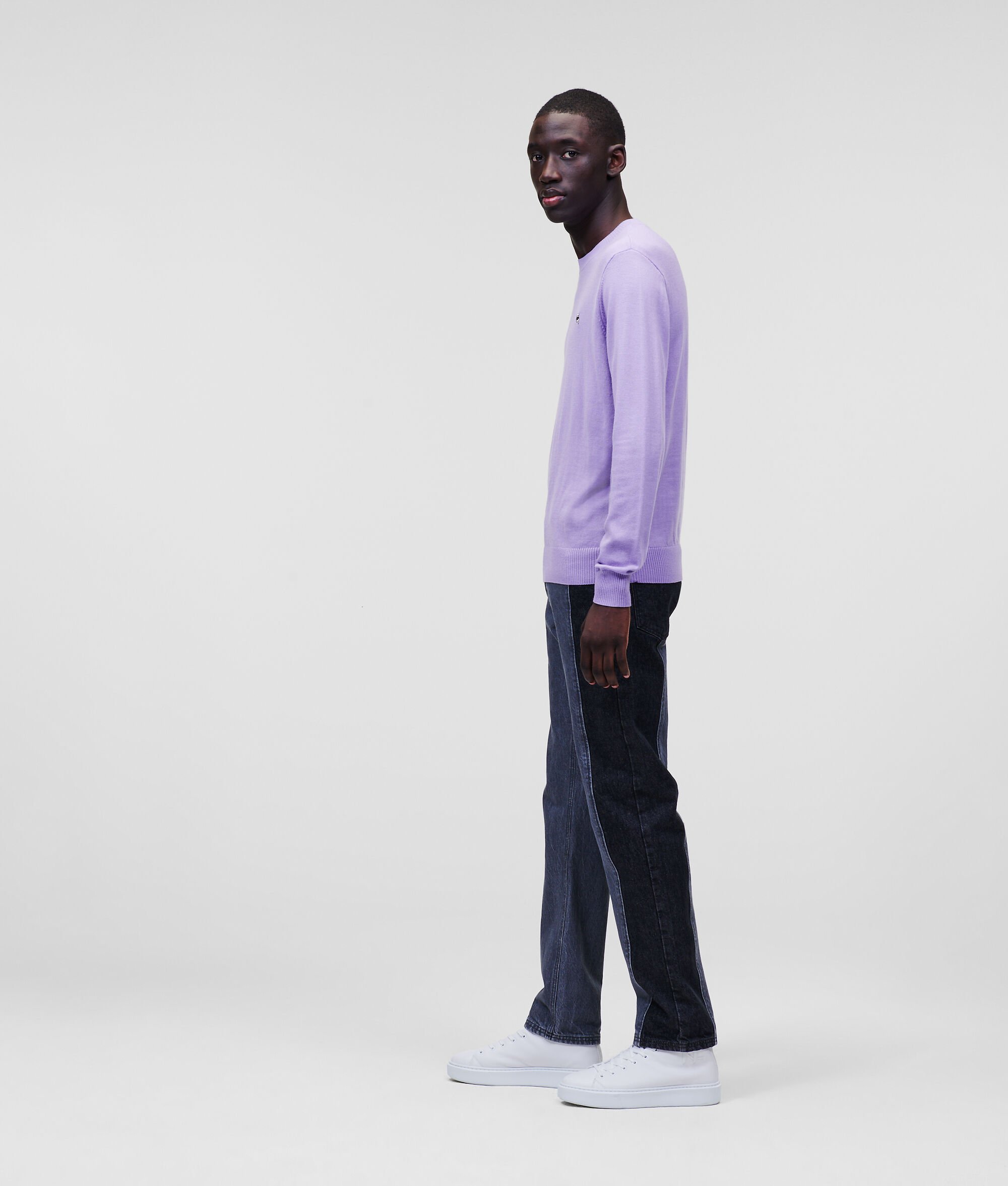 (image for) Comfortable KARL IKONIK MERINO WOOL JUMPER